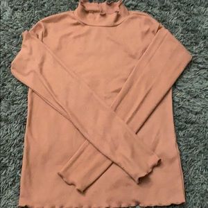 Burgundy turtle neck sweater